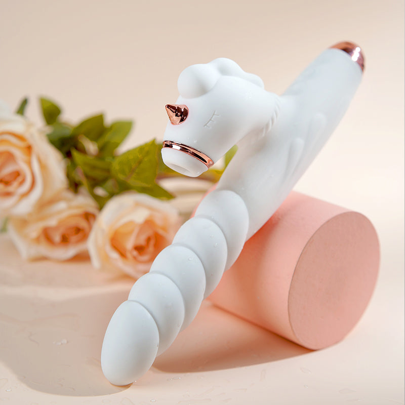 GALAKU® Unicorn Female Vibrator Heating Dildo Machine Clitoris Sucker Massager GALAKU® Unicorn Female Vibrator Heating Dildo Machine Clitoris Sucker Massager