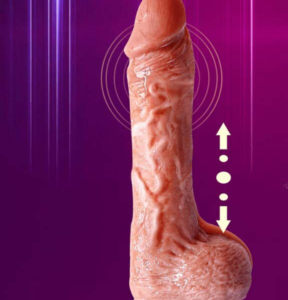 Omysky Howitzer Vibration Heating Realistic Dildo