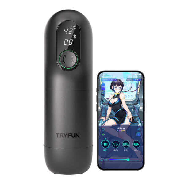Tryfun Black Hole Pro Fully Automatic Male Masturbator APP