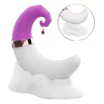 Moon Sucking and Vibrating Dildo